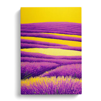 Lavender Field Vol.3 - Wrapped Canvas