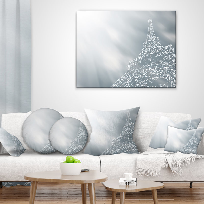 Coussin Paris City Eiffel Tower