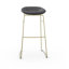Palm Upholstered Backless Stool with Metal Frame-44643235-21155472