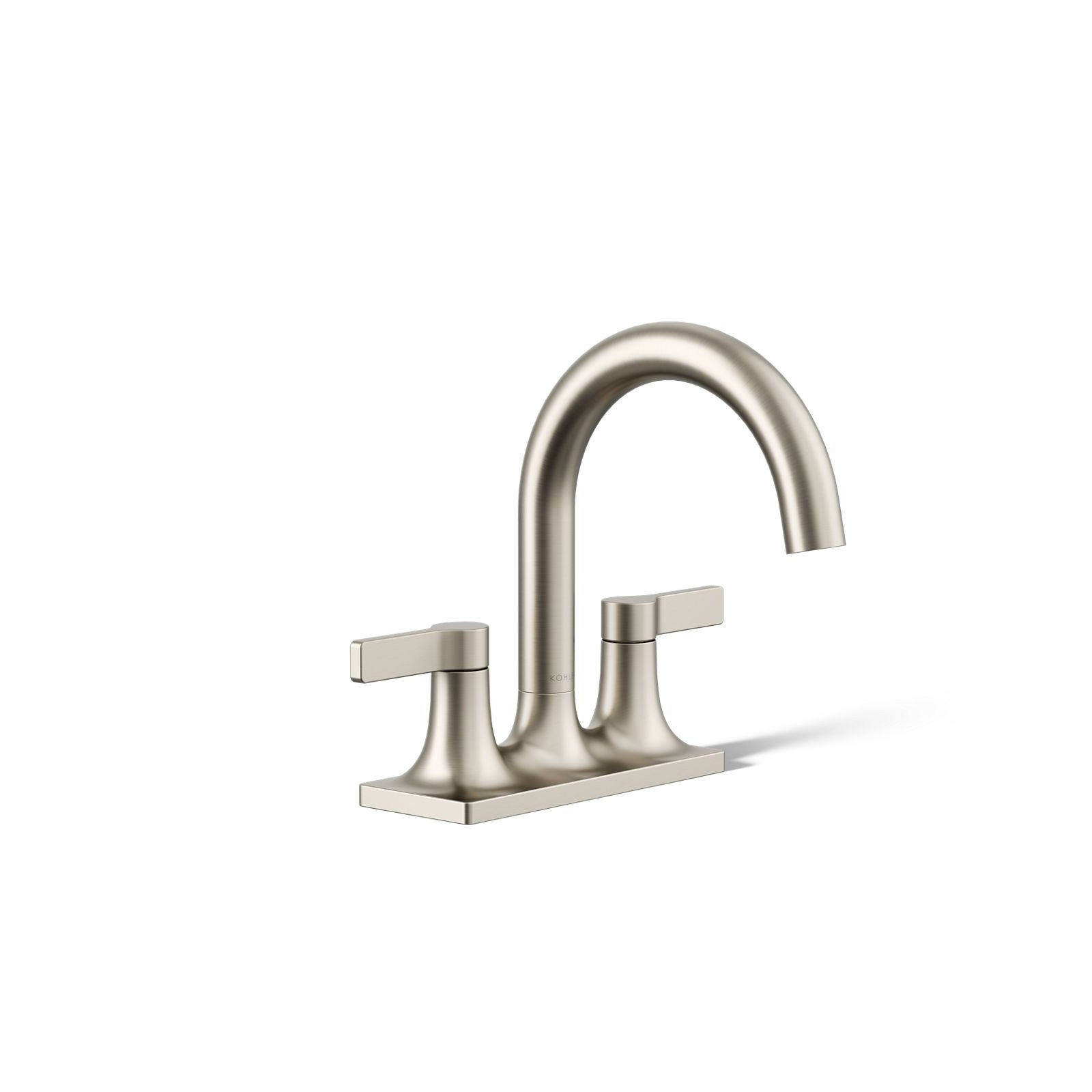 Venza Centerset Bathroom Sink Faucet 1.0 GPM, Vibrant Brushed Nickel
