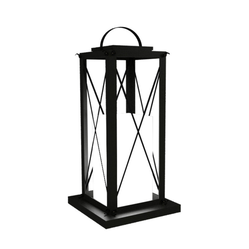Desk Table Lamp, Maple, 30.03" H x 13.65" W x 13.65" D