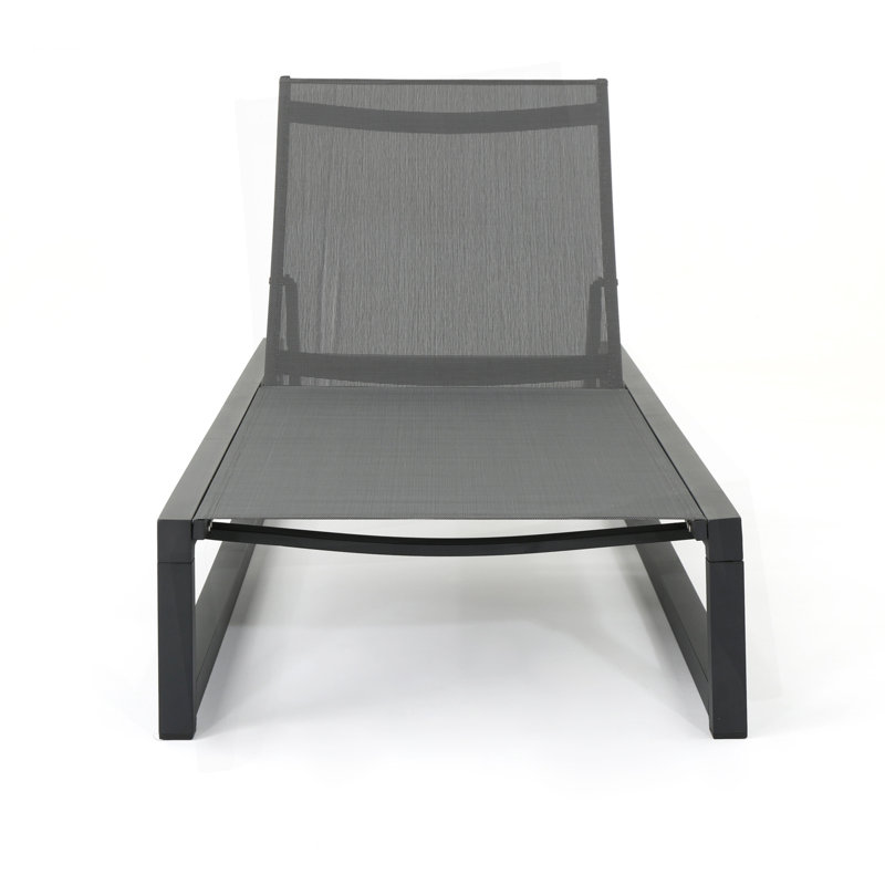 Chaise Lounge, Gray