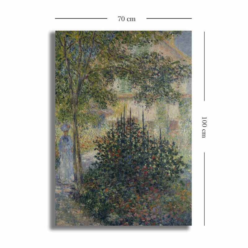 Claude Monet - peinture sur toile tendue