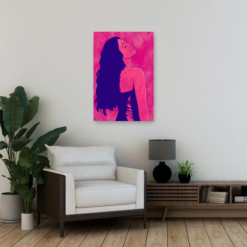 Impression sur toile Elegant Dreamer Profile, H 36 po x l 24 po