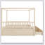 Wooden Canopy Bed With Storage Drawers-403243044-403243033