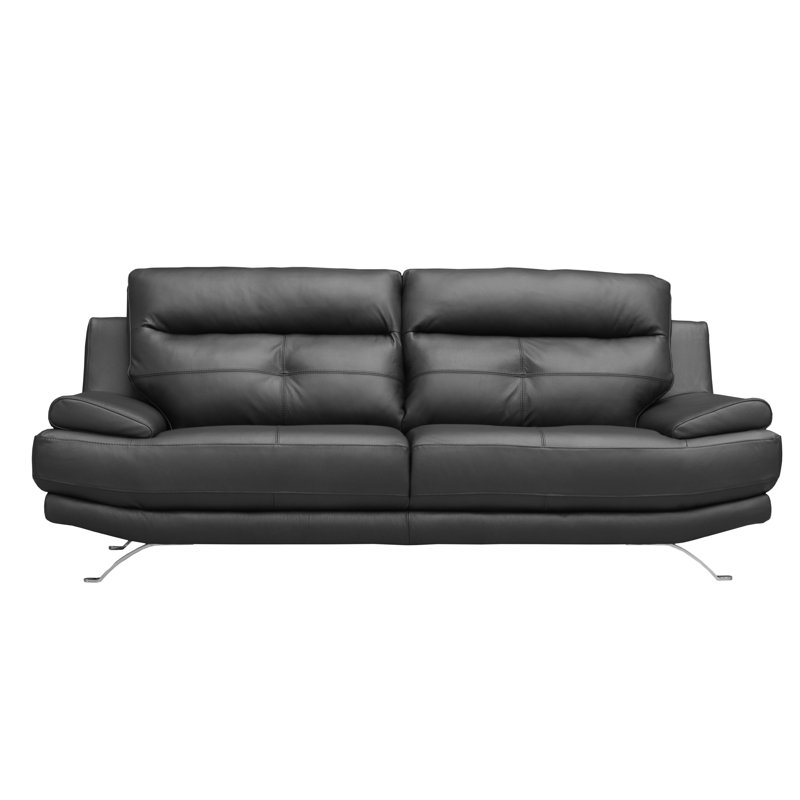 London 2 Seater Sofa Wider Seat Width, Black