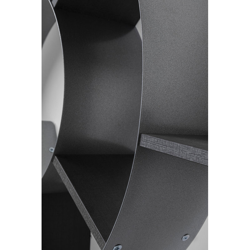 Snail Floating Shelf Silver/Grey