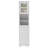 Natyra 67'' H Freestanding Tall Storage Cabinet with 2 Doors and Adjustable Shelves, Bathroom Linen Cabinet, Narrow Floor Cabinet for Small Spaces, White-2130834339