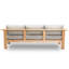 Ando Teak Patio Sofa with Sunbrella Cushions-96827687