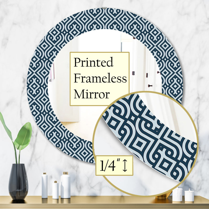 Miroir mural scandinave 4, H 31,5 po x l po