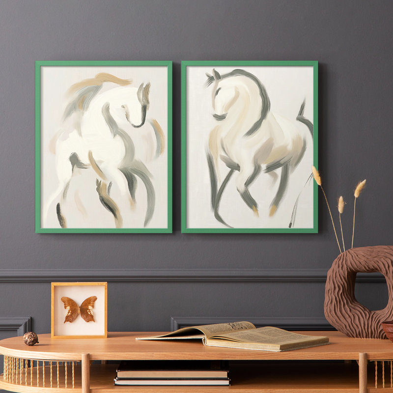 ANIMALS Series CCGLXV III - Reproduction encadrée de qualité supérieure - prête à être accrochée - aucun clou requis - aucun clou requis