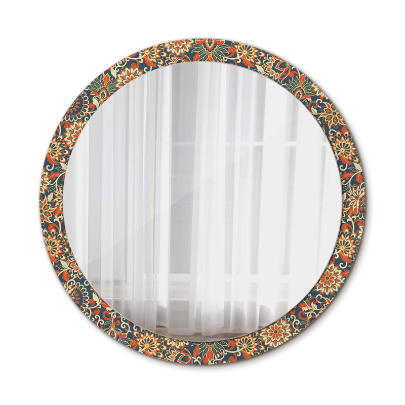 Huldar Glass Flat Wall Mirror, 100cm H x 100cm W