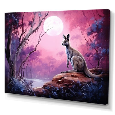" Moonlight Kangaroo Landscape I "
