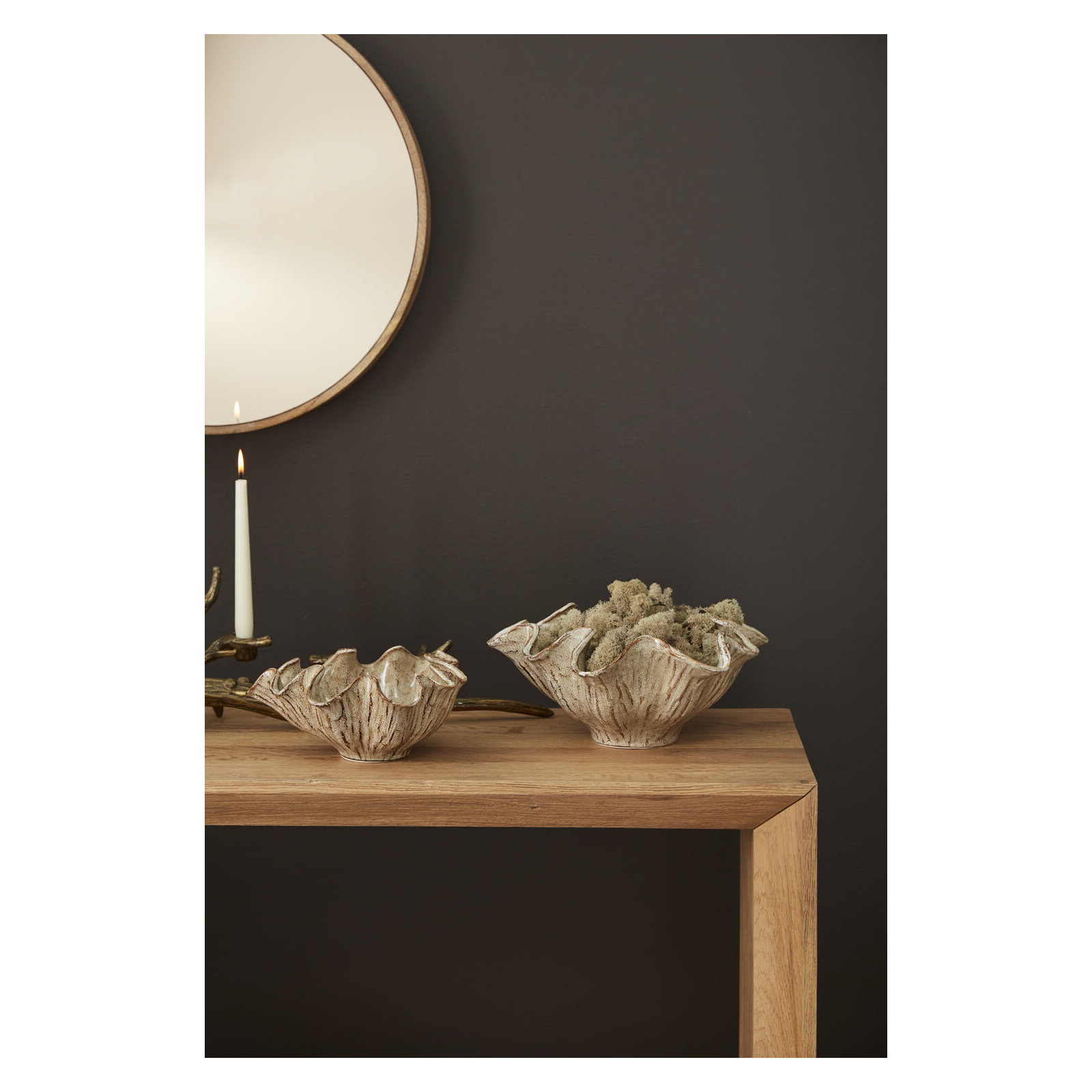 Icaria Bowl 11"x 10"x 5", 5'' H x 11'' W x 10'' D