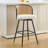 Cane Back Swivel Upholstered Stool-310099302-323371336-310099303