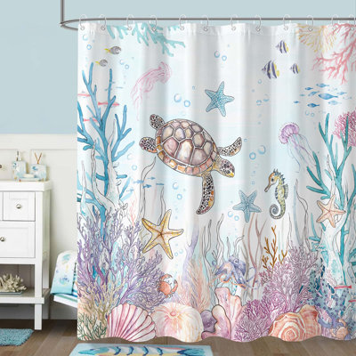 Rideau de douche nautique Lifeella