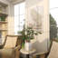 Metal Relief Palm Leaf Home Gold Wall Decor with Gold Detailing