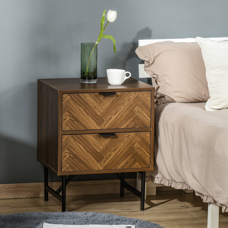 Hopkint 48cm W Bedside Table
