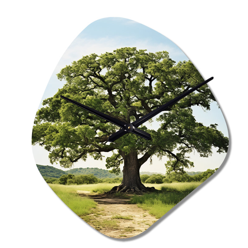 Horloge murale Markies Green Trees Oak Mighty Oak - Trees, Grand