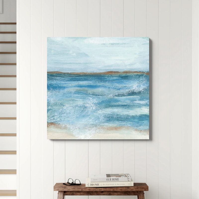 «Coastal V» par Chris Paschke, reproduction d'art sur toile tendue, H 36 po x l 36 po