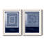 Indigo Tile IV - ensemble de 2 impressions encadrées-314729849-314729843
