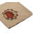 Jute Embroidered Square Napkin