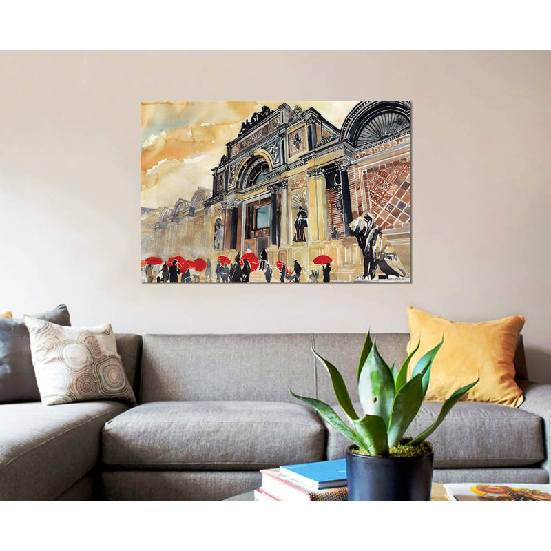 «Glyptotek» par Maja Wronska, impression sur toile, H 8 po x l 12 po x P 0,75 po, Pas de tapis, Toile tendue