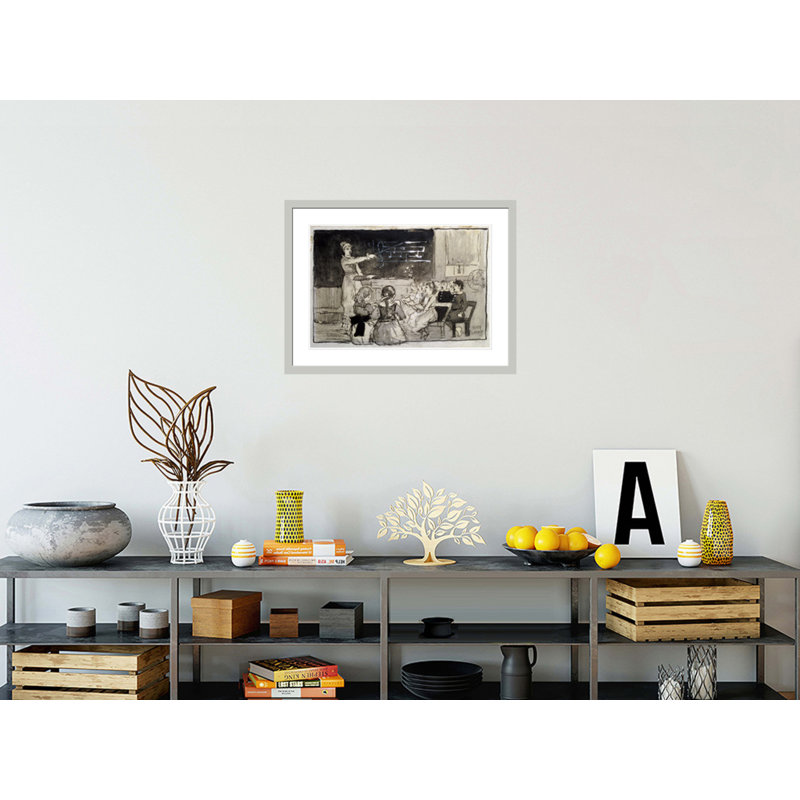«The Music Lesson» par Winslow Homer, impression giclée sur cadre, 22,13 po H x 29,5 po L