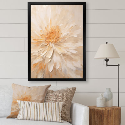 Beige Marigold Dreams I - impressions d'art mural souci