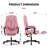 Adjustable Footrest and Lumbar Support Ergonomic Executive Office Chair-1281715947