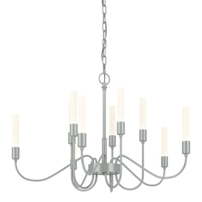 Lisse 10 - Light Candle Style Classic/Traditional Chandelier