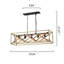 Luminaire suspendu en bois clair / noir l 35,04 po Alexia