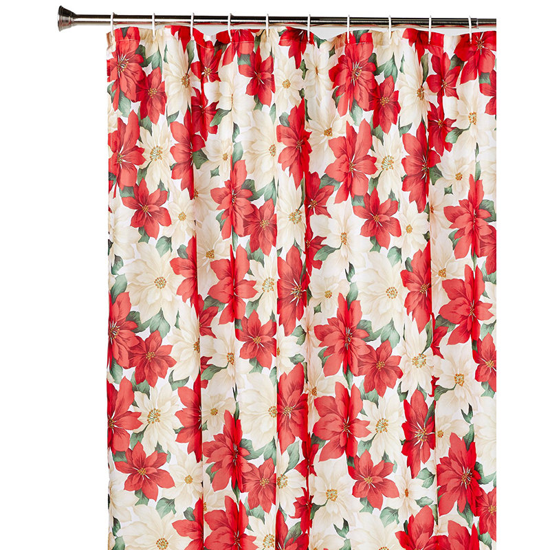 Rideau de douche poinsettia Provencher