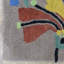 Tapis de couloir en laine écologique tuftée à la main - 76 x 183 cm, couleur camel, motif floral moderne, épais et à poils longs, antidérapant, idéal pour le salon et la chambre.-504767086