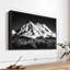 Mont Shasta, impression sur toile monochrome-102860286
