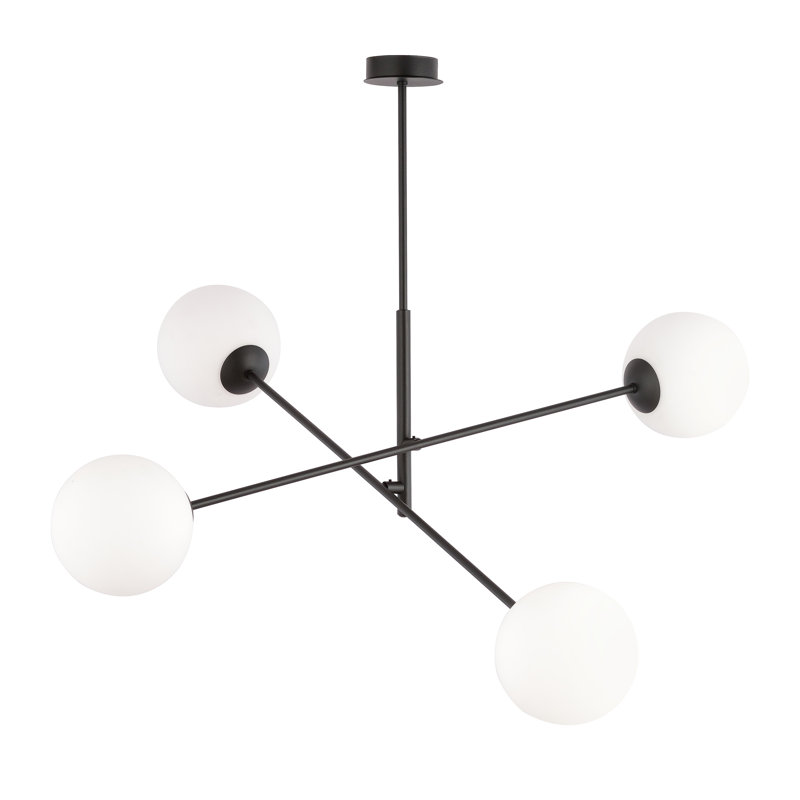 4 - Light Sputnik Chandelier, White