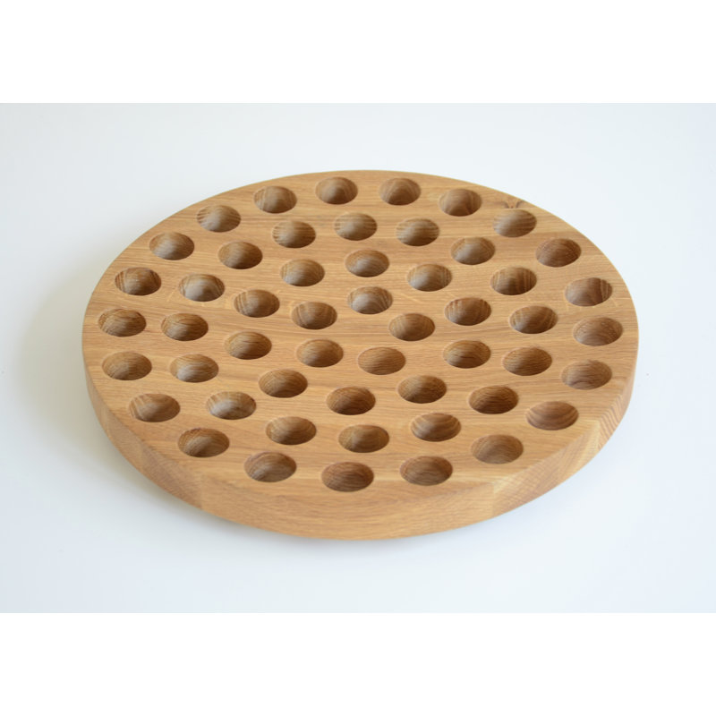 Menahan Wooden Fruit Bowl, 4.5 cm H x 36 cm W