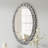 Glass Console Table With Mirror Set