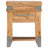 Solid Wood End Table with Storage