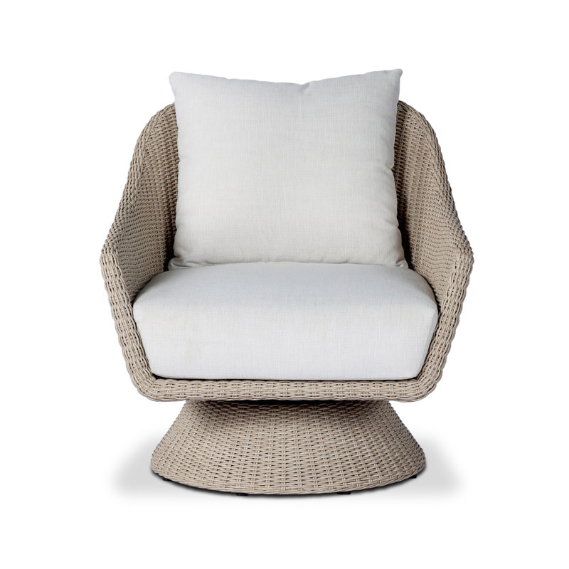 KOE Outdoor Lounge Chair, Vegro Cream, Vintage White