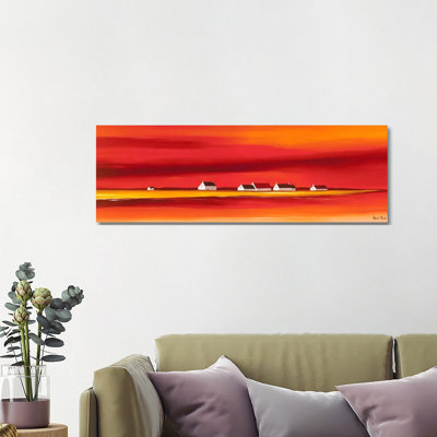 Sundown II by Hans Paus - Wrapped Canvas Panoramic Gallery-Wrapped Canvas Giclée