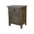 Laquenda 20.8" W Solid Wood Rustic Nightstand with Drawer and Storage Cabinet-1995047732