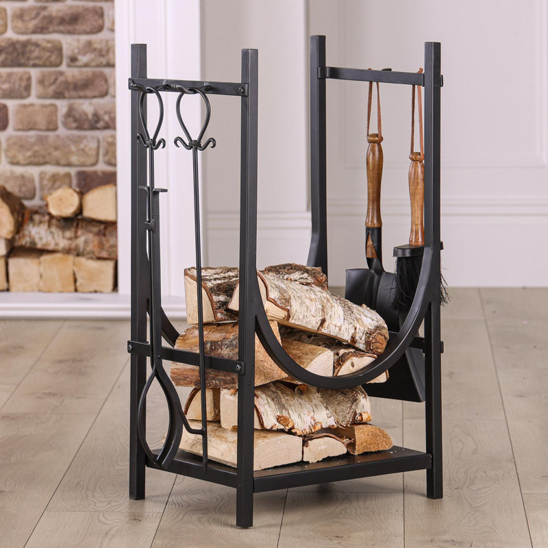 Amunique Metal Log Rack