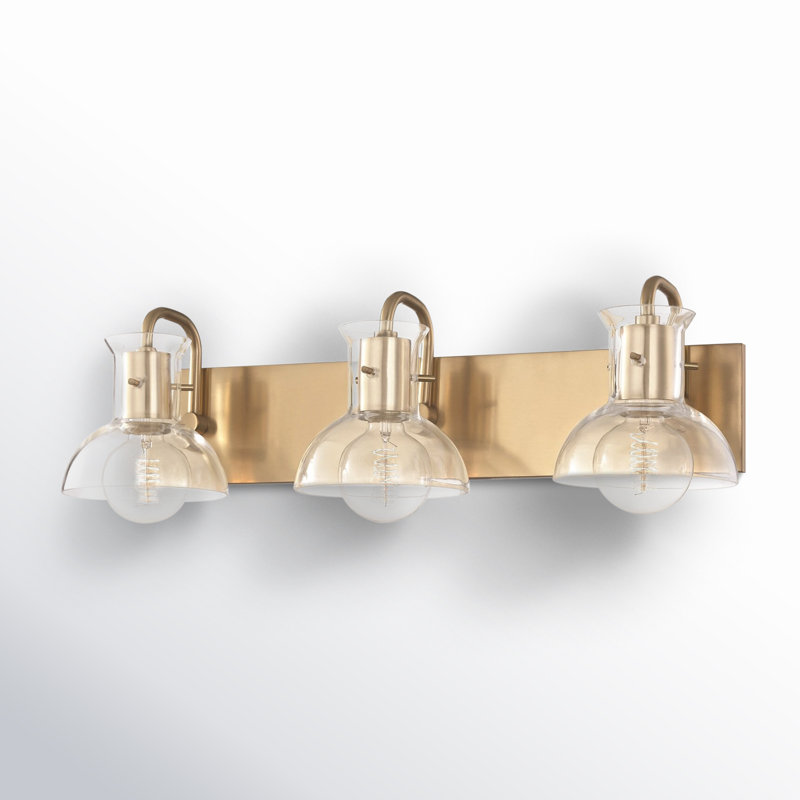 Luke 3 - Light Vanity Light, Aged Brass
