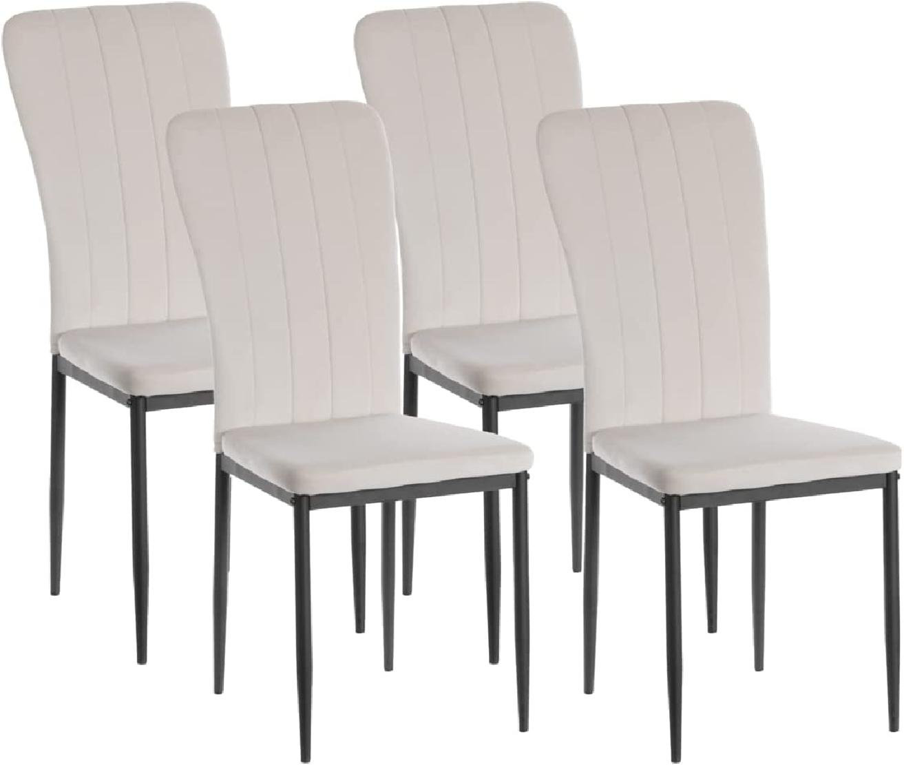 ZHENMIAO XINLEI TRADING INC Velvet Upholstered Metal Dining Chair Wayfair