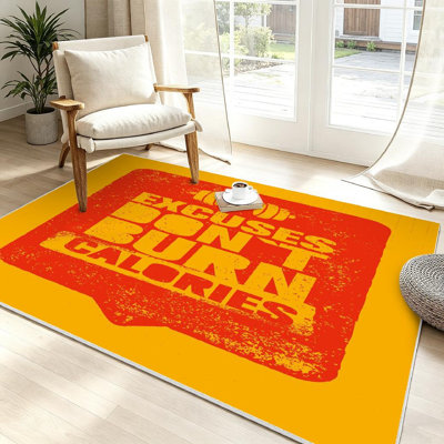 Tapis transparent transparent lavable à la machine