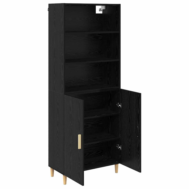 69.5cm Sideboard, Black Oak