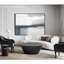 Table basse Florrie en aluminium noir