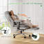 Chaise de bureau de 28,7 po de profondeur avec dossier haut, repose-pieds et accoudoirs, chaise de jeu large avec support lombaire pour le bureau personnel-379896404