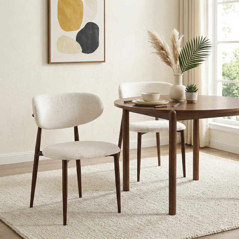 Almos Set of 4 Dining Chairs, White